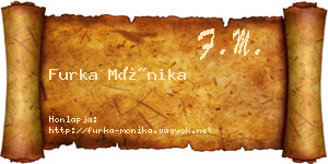Furka Mónika névjegykártya
