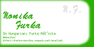 monika furka business card